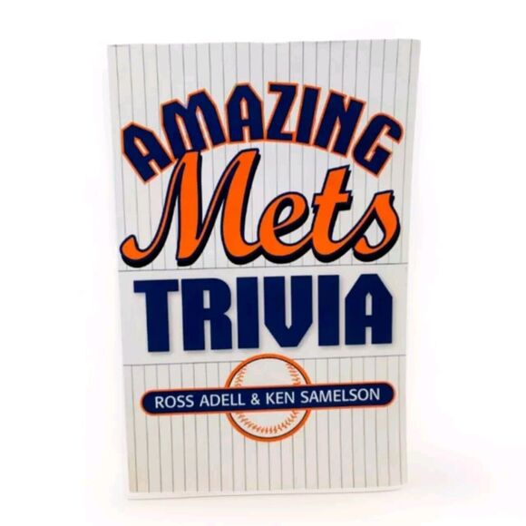 Amazing Mets Trivia: By Ross Adell, Ken Samelson Vintage A Piece Of History Gem - Picture 2 of 4